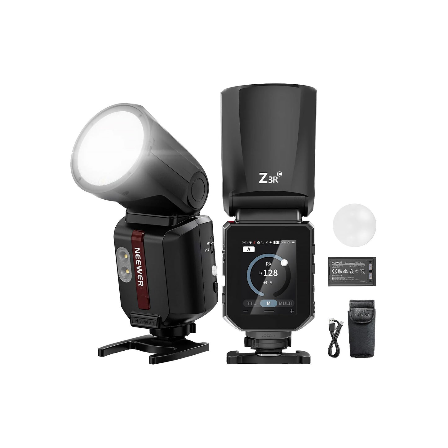 Neewer Z3R-C TTL Round Head Flash Speedlite for Canon