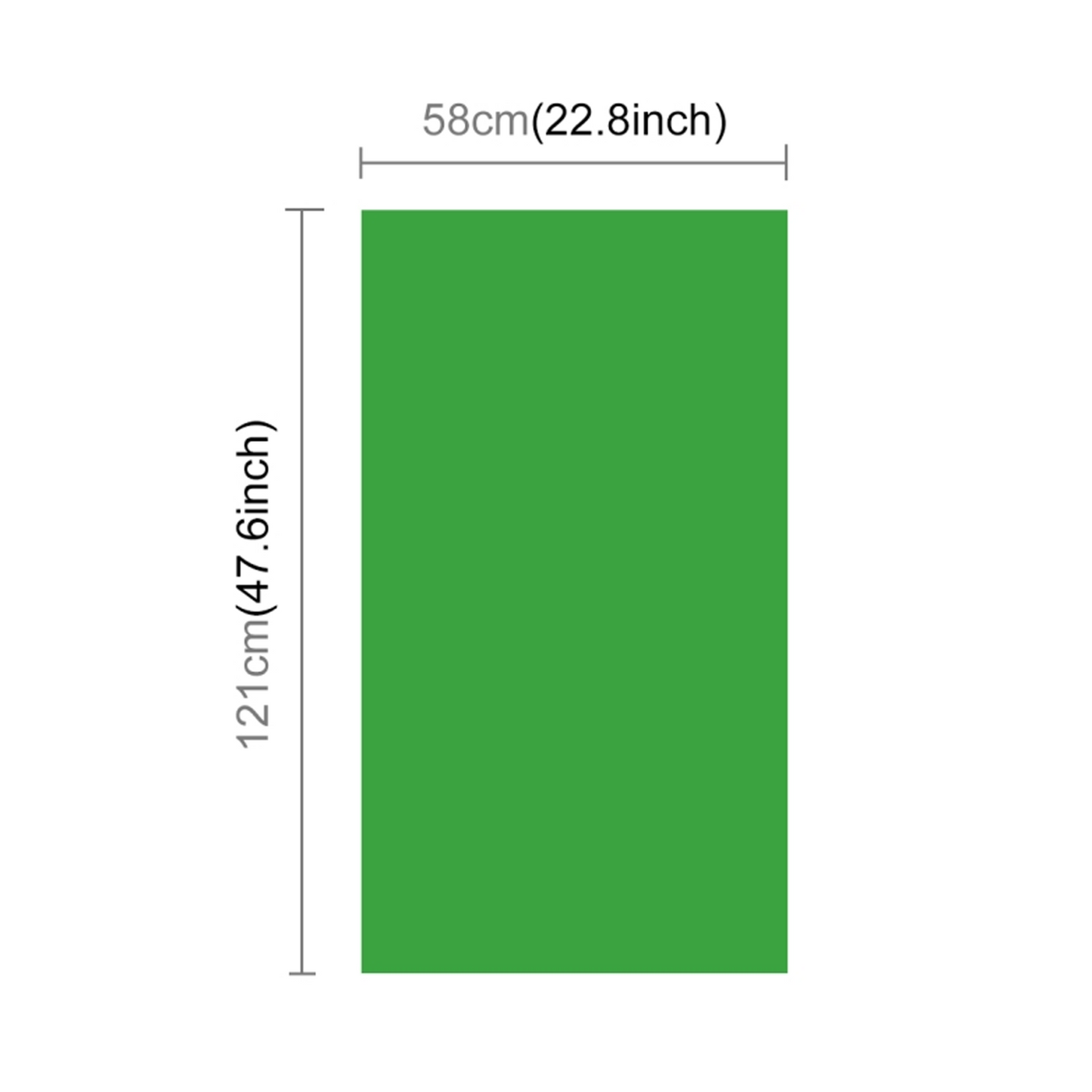 PULUZ GREEN BACKGROUND PVC PAPER FOR TENT BOX(121cmx58cm)(PU5200G)