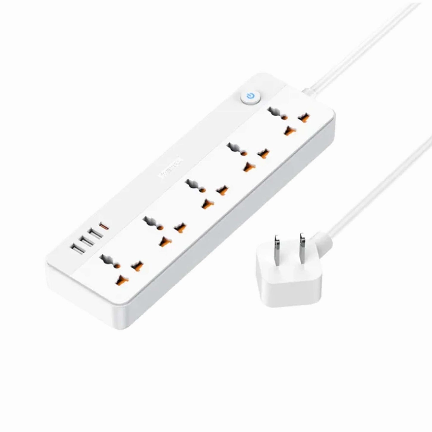 REMAX Kiddy Series 30W 3A1C 5-outlet Power Strip RP-U160