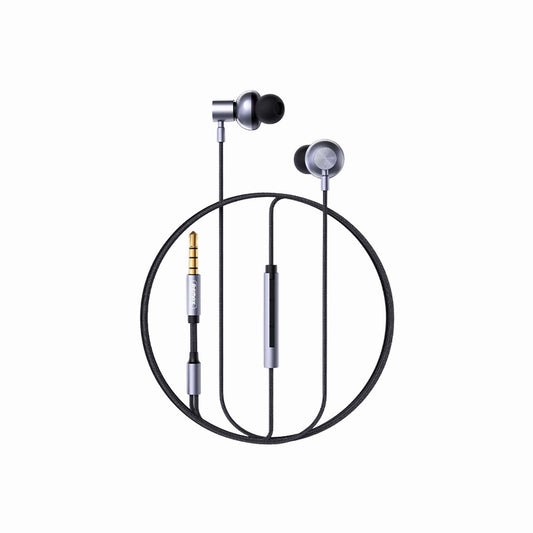 REMAX Metal Braided Wired Earphone for Music & Call RM-730 Grey