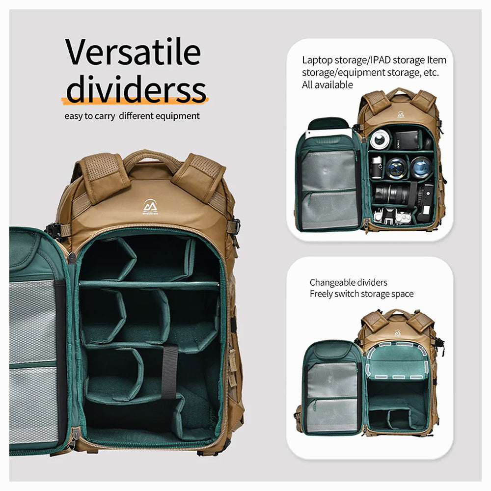 EIRMAI S35 SANDY COLOR PHOTOGRAPHY BACKPACK 35L