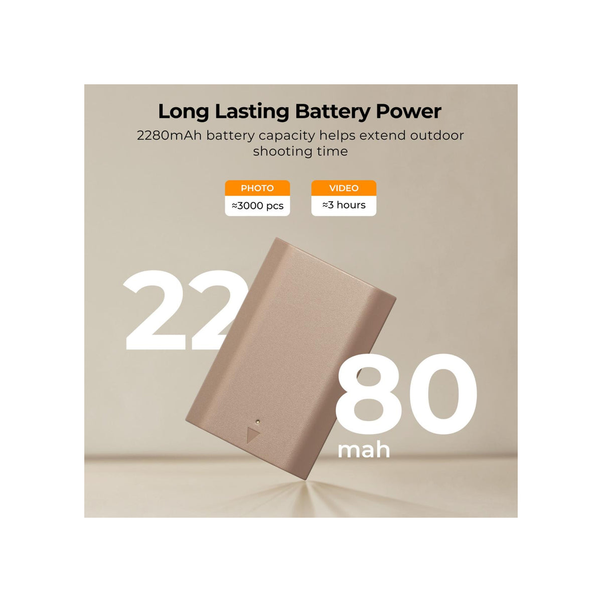 K&F Concept NP-FZ100 2280mAh USB-C Battery for Sony Cameras – KF28.0023