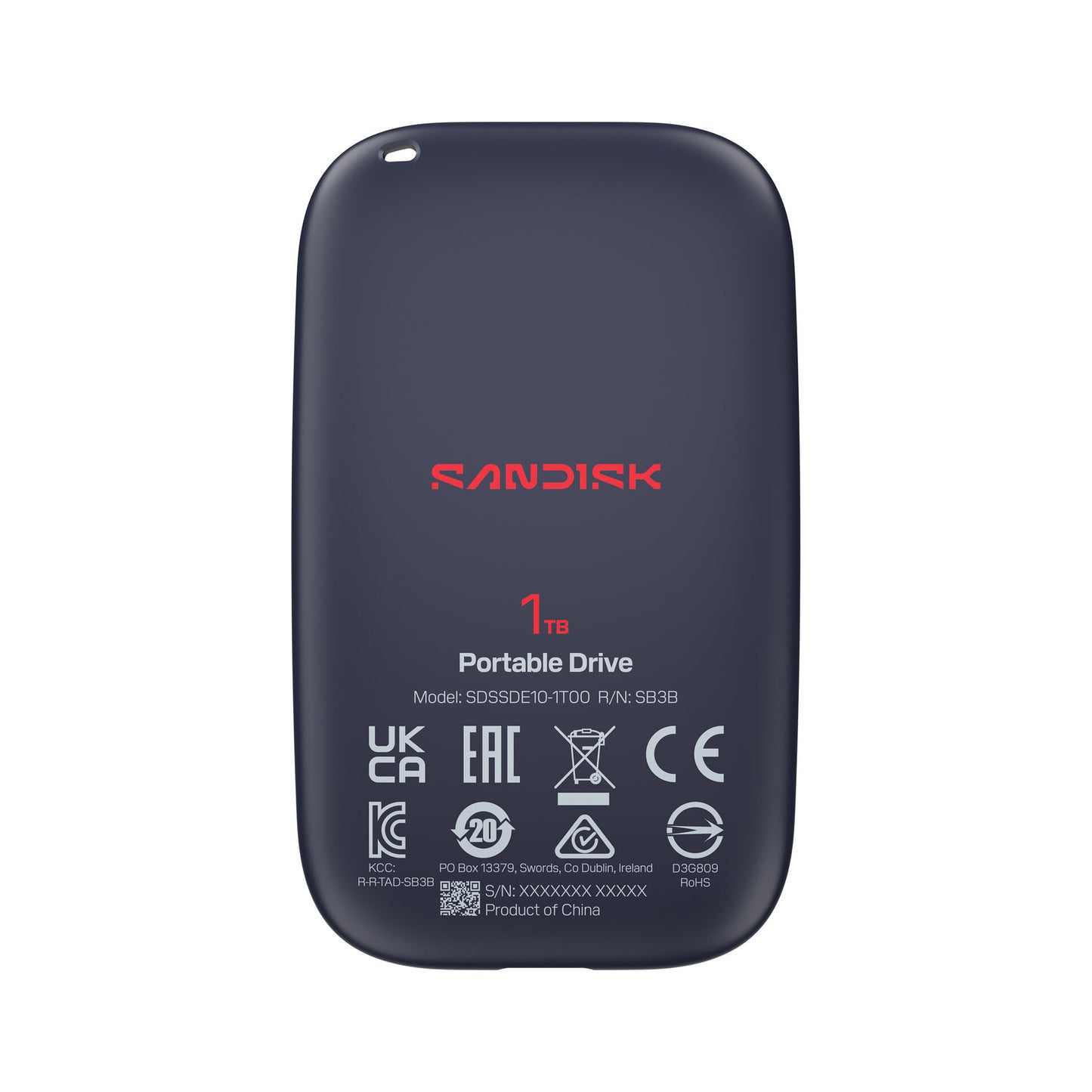 SanDisk 1TB Portable SSD – Up to 600MB/s, USB-C, USB 3.2 Gen 2-SDSSDE10-1T00-G25