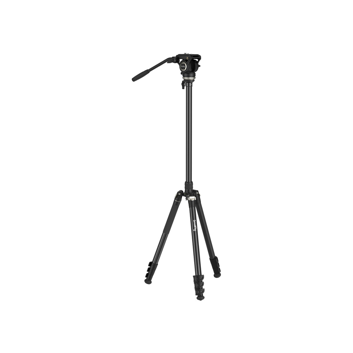 SmallRig CT210 Video Tripod with Fluid Head and Reversible Center Column-4475
