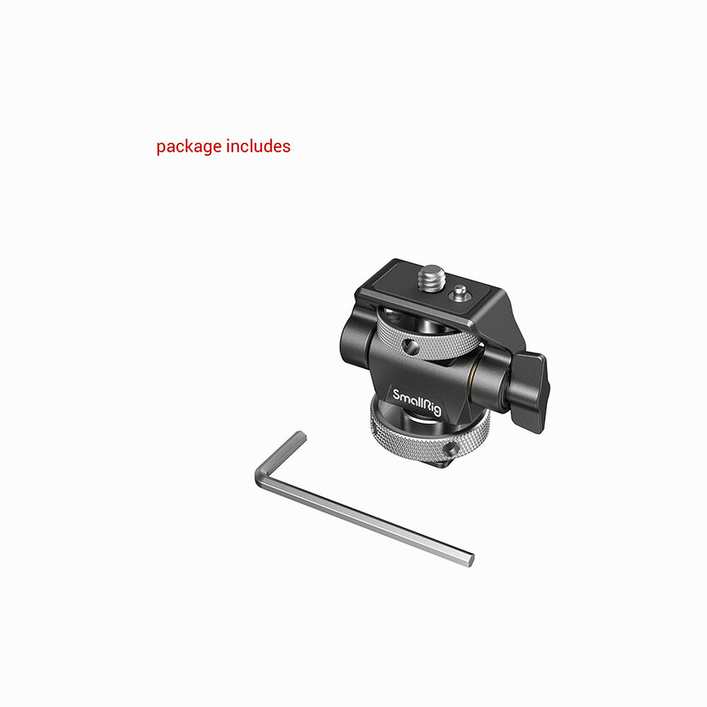 SmallRig Swivel and Tilt Adjustable Monitor Mount with Cold Shoe Mount 2905B