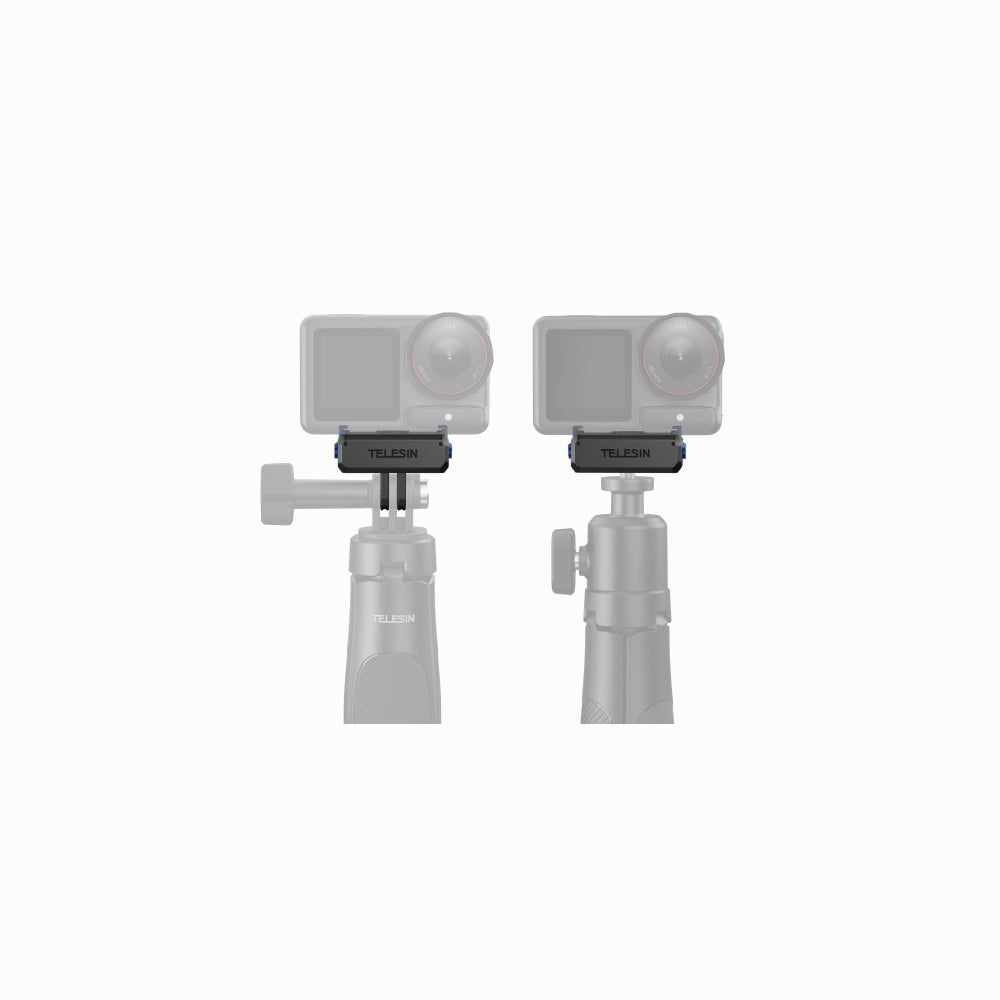 TELESIN Magnetic Quick Release Adapter Mount for DJI Osmo Action 5pro/4/3 DJI Osmo 360 Accessories (S7-JBK-15-TDJ)