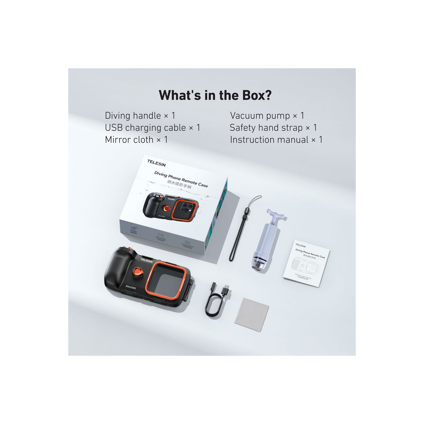 TELESIN Smartphone Diving Case with Remote Control