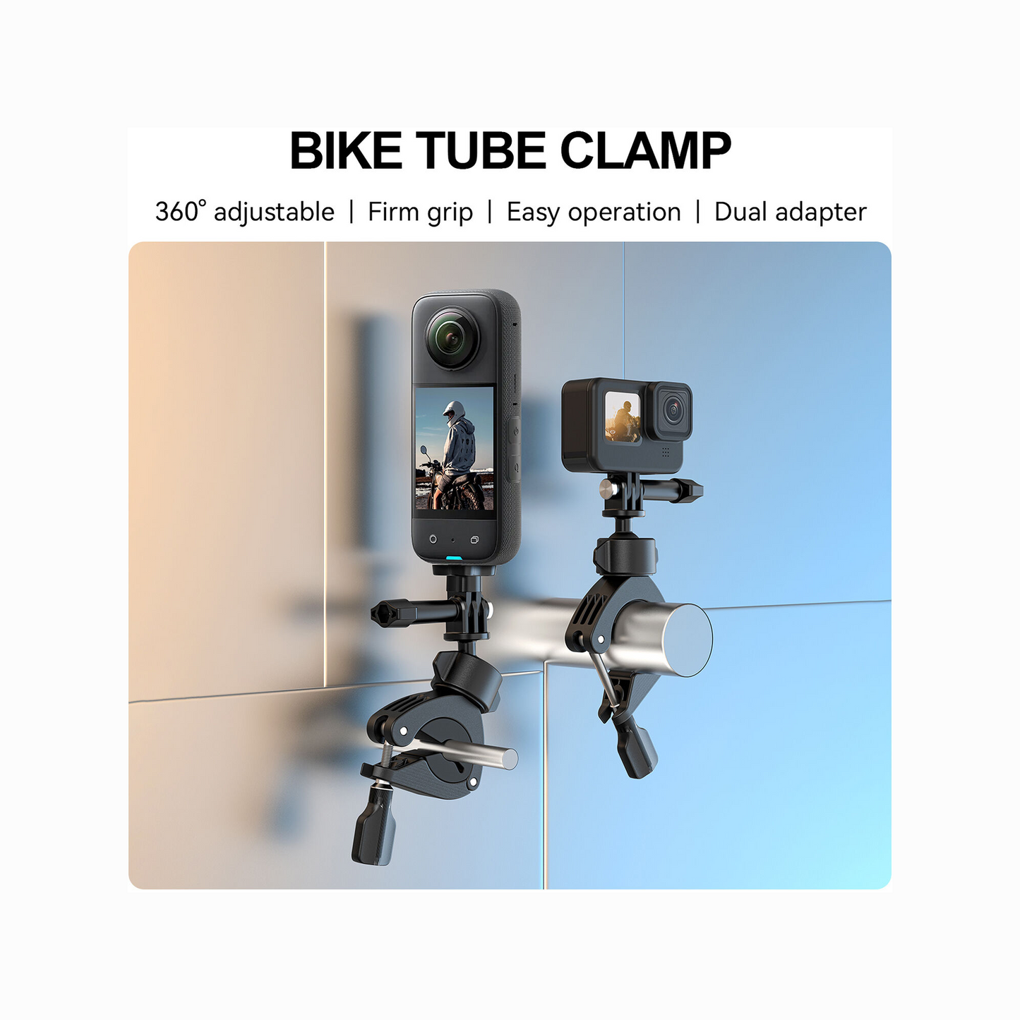 TELESIN Bike Handlebar Clamp Mount