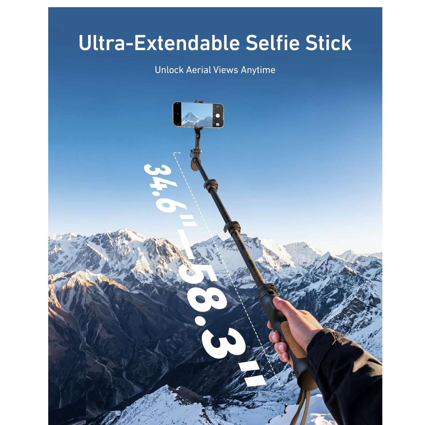 TELESIN TrekShot Selfie Stick-P1-CSS-05