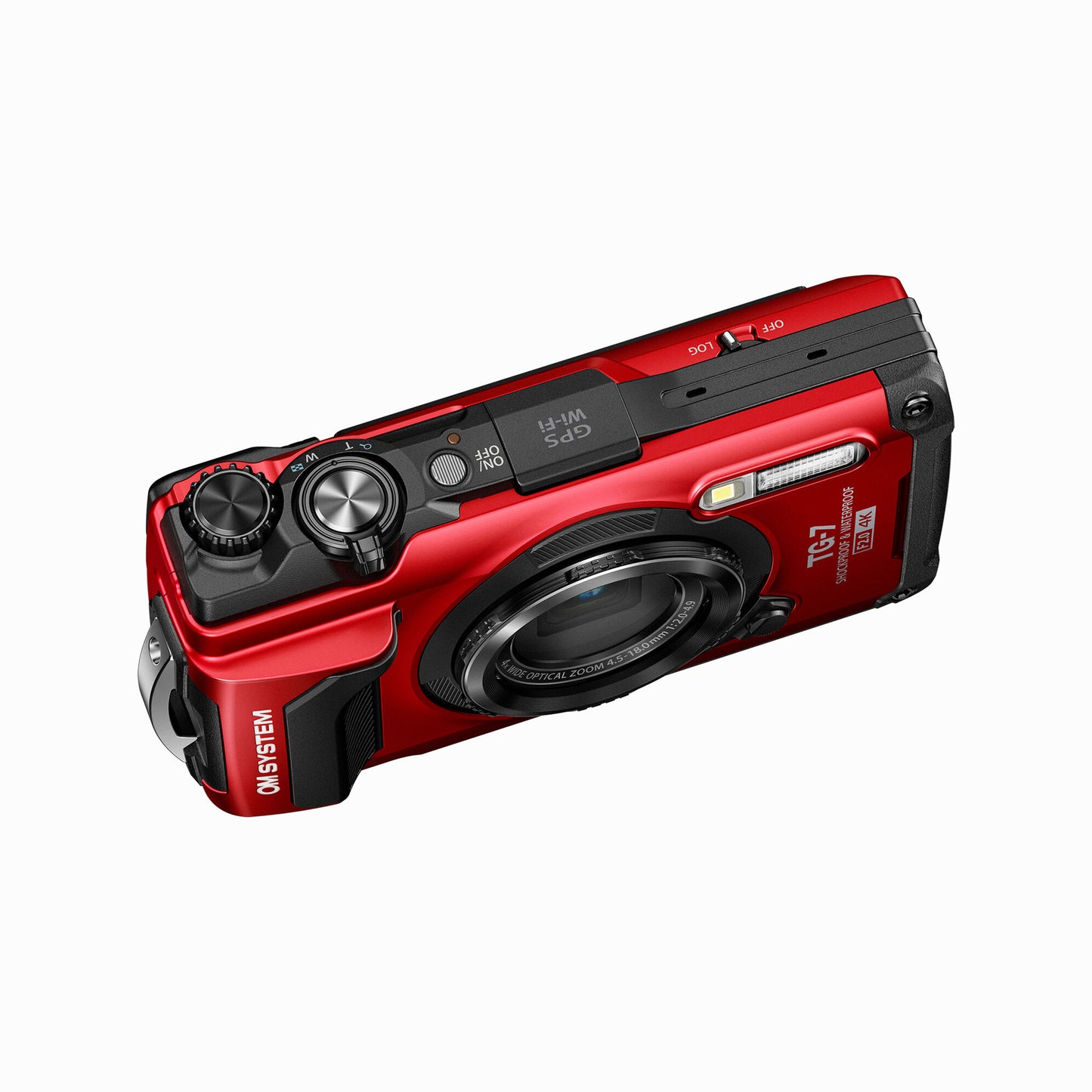 OM SYSTEM Tough TG-7 Digital Camera (Red)