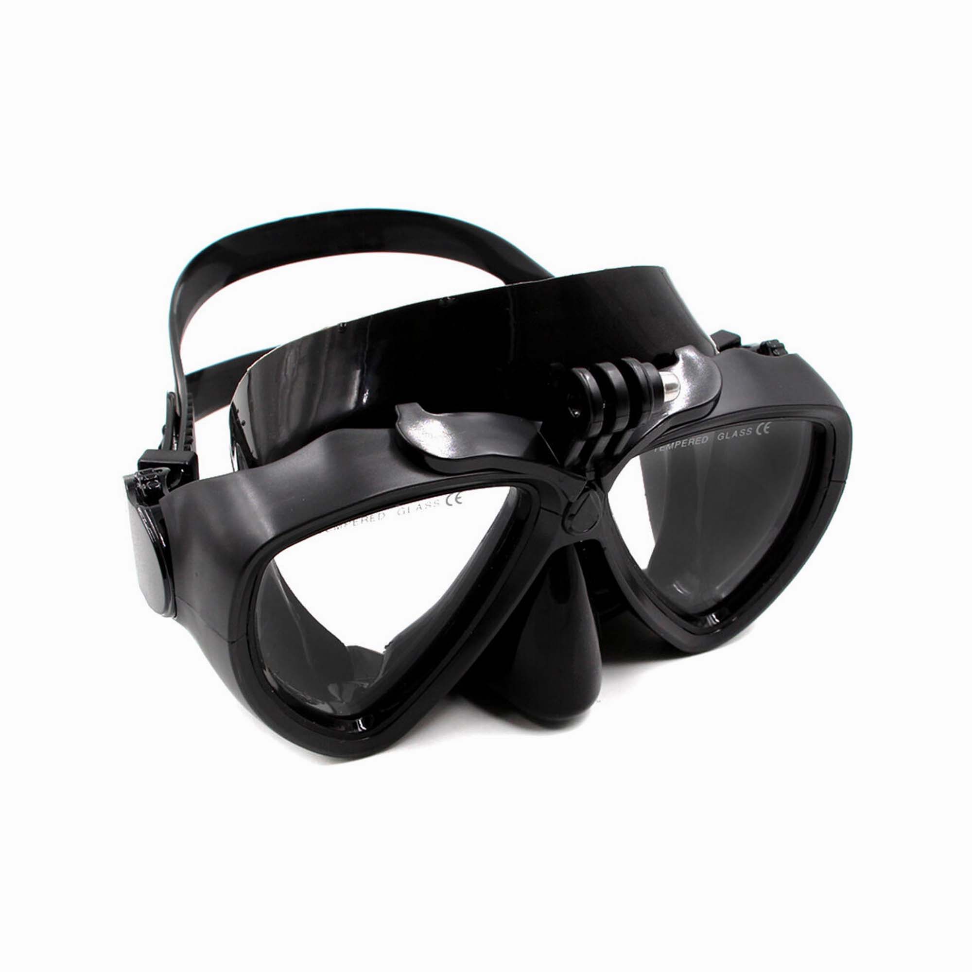 Telesin Full Face Snorkel Diving Scuba Mask with Tripod Mount GoPro