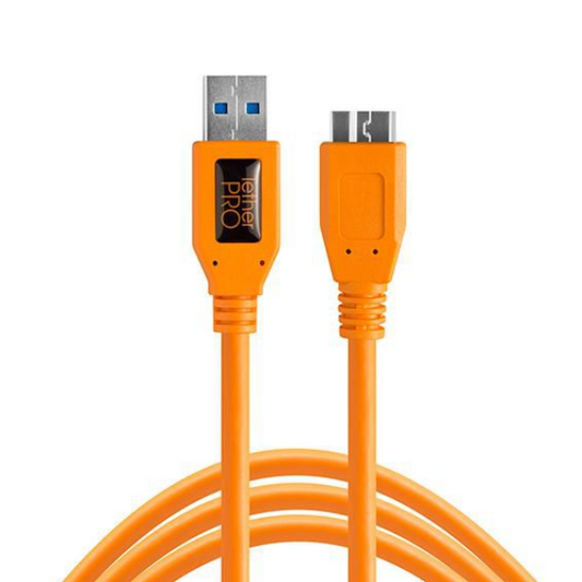 TETHERPRAO USB 3.0 CABLE USBTO MICRO-B/15"(4.6M) CU5454