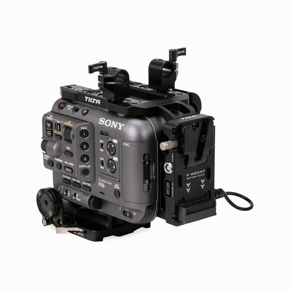 Tilta Camera Cage for Sony FX6 with V-Mount Battery Plate (Advanced Kit)