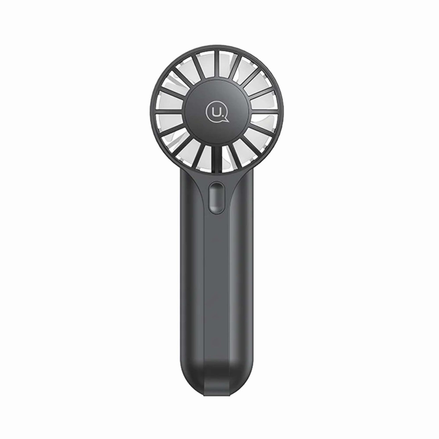 USAMS Handheld Fan High Speed Desk Fan USB Rechargeable Portable Cooling Fan Black ZB288B