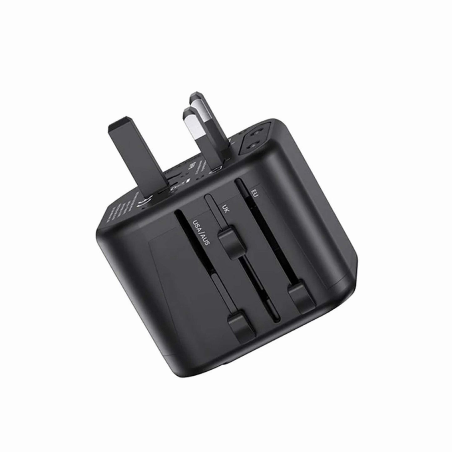 USAMS US-CC173 T55 12W Dual USB Universal Travel Charger US/AU/EU/UK Plug Converter