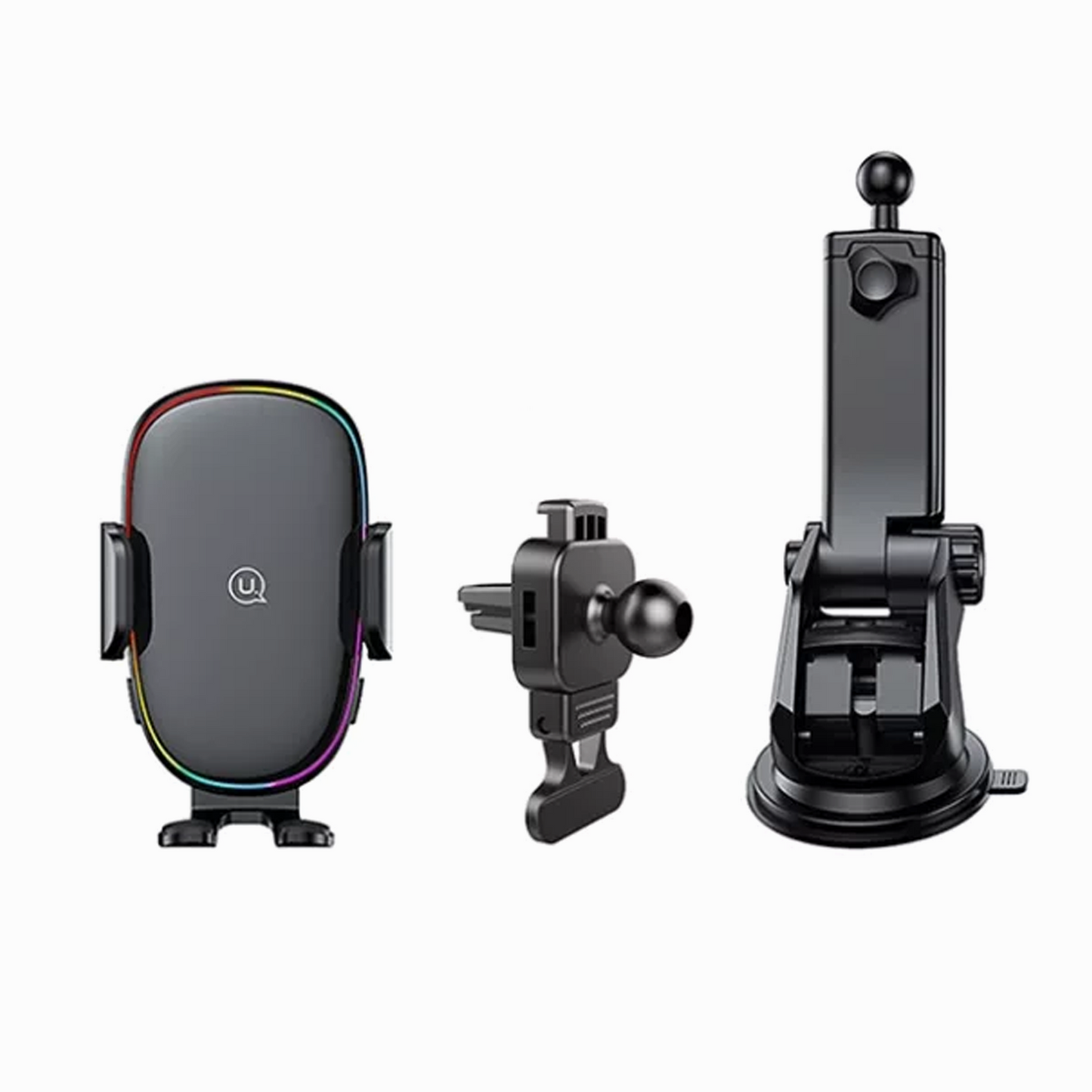 USAMS US-CD187 15W Car Dashboard/Windshield Mount with Wireless Charger