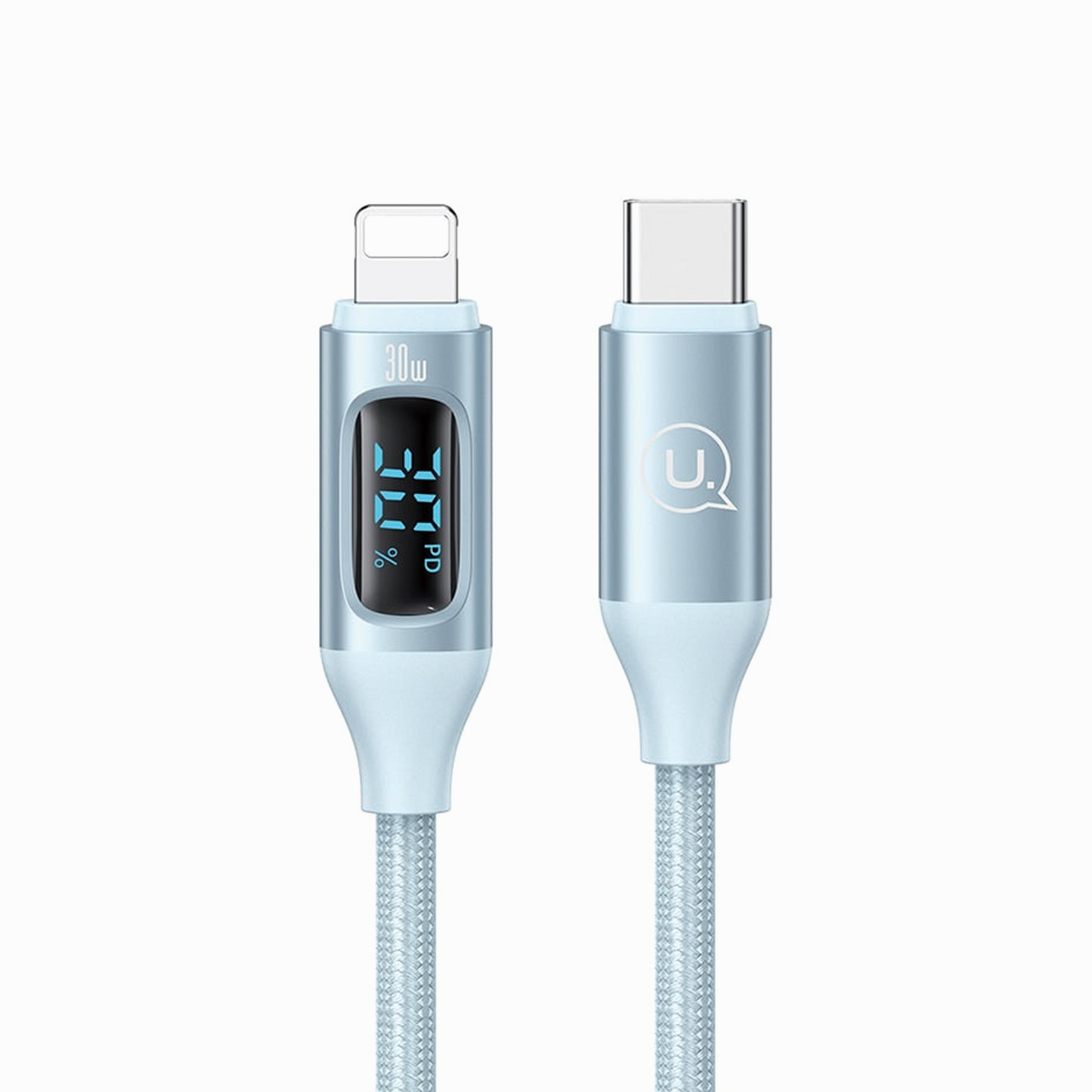 USAMS US-SJ687 30W Type C to Lightning Cable Blue