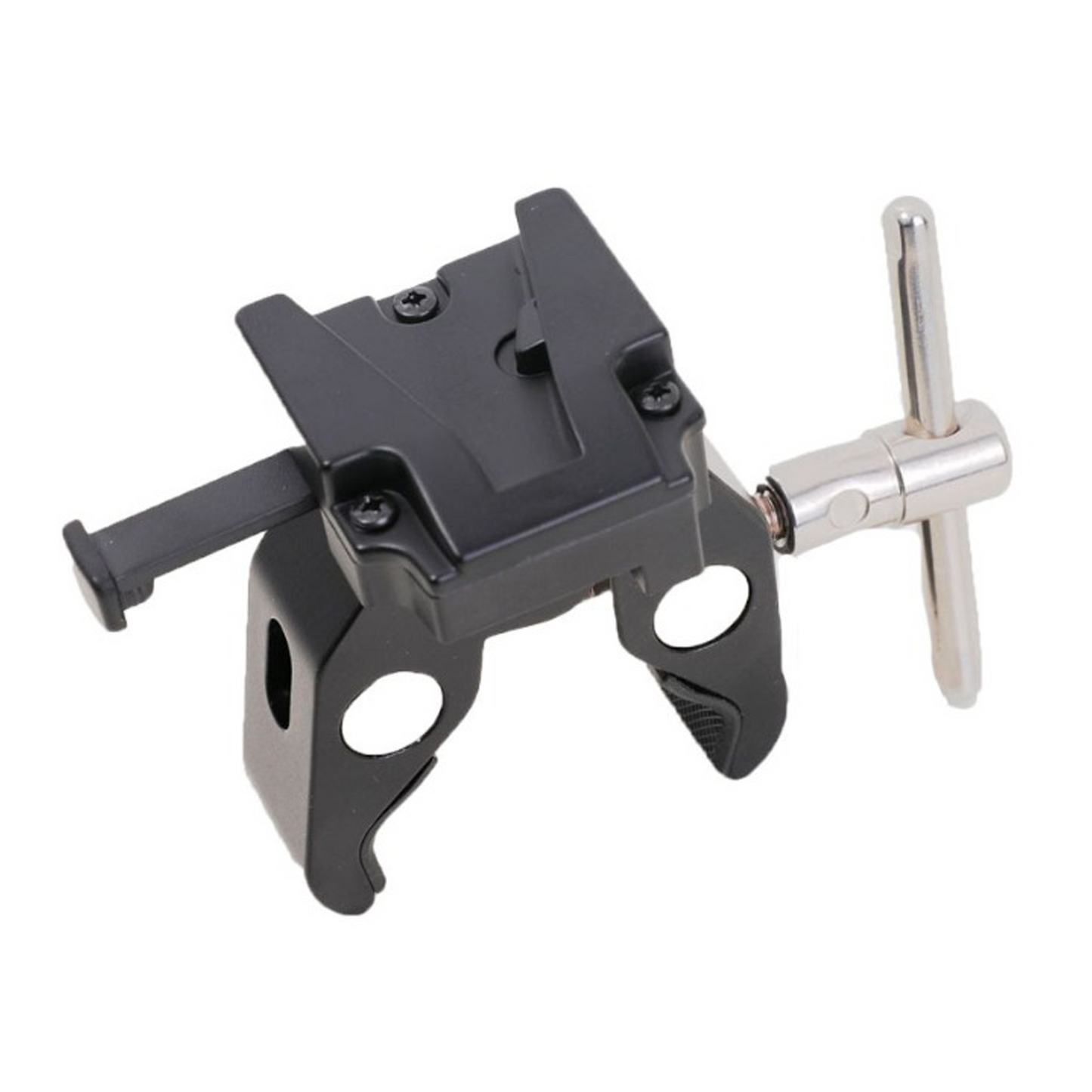 V-Mount Battery Adapter with Clamp for Mounting V-lock Battery