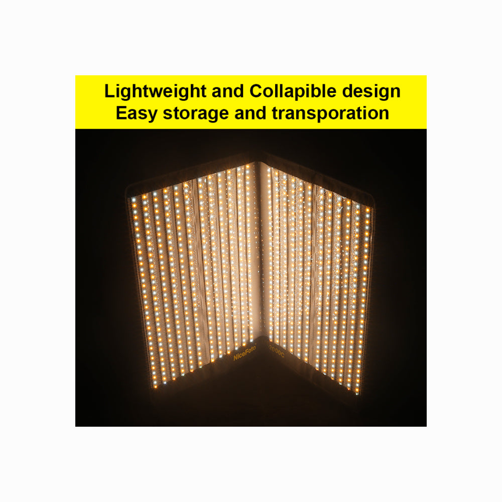 Nicefoto VB-1000C Collapsible Mat light with grid