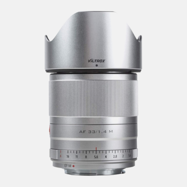 Buy Viltrox AF 33mm f/1.4 M Lens for Canon EF-M (Silver) Online Qatar