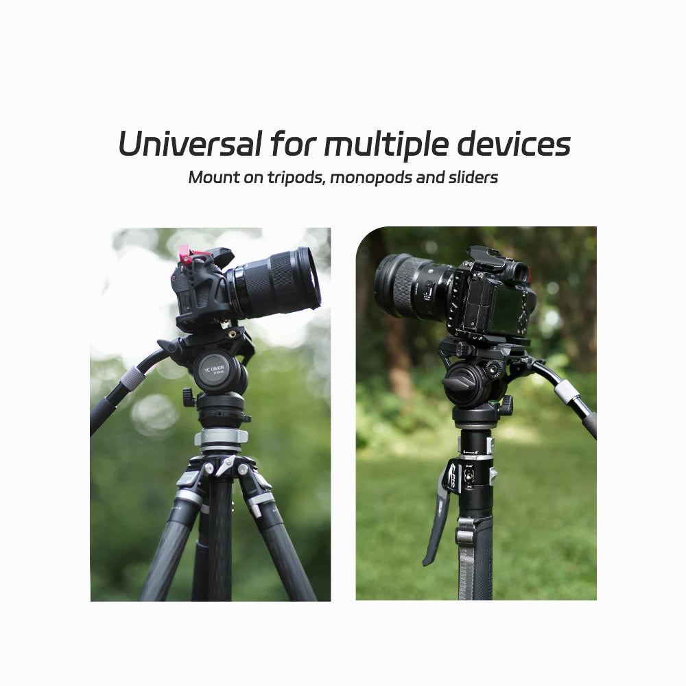 YC Onion Pineta Pro Carbon Fiber Monopod with FH60S Fluid Head-MQP16260S