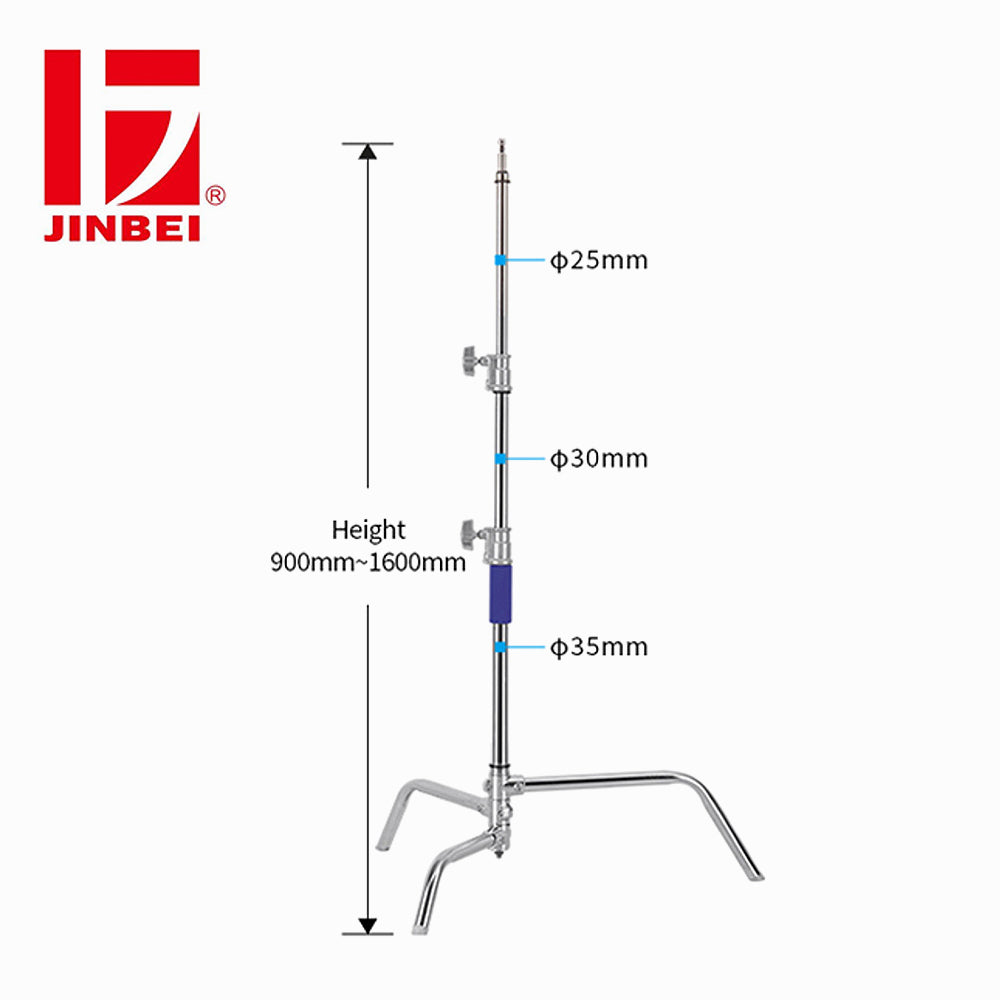 Jinbei CK-90 Portable Small Studio C Stand 1.6m