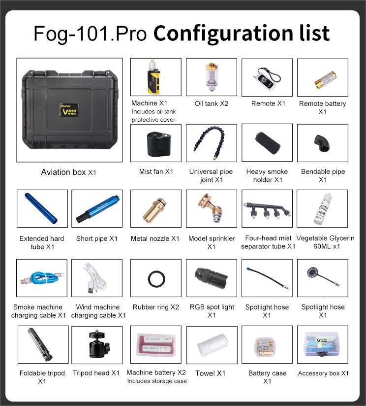 NICE FOTO SMOKE MACHINE FOG-101 PRO