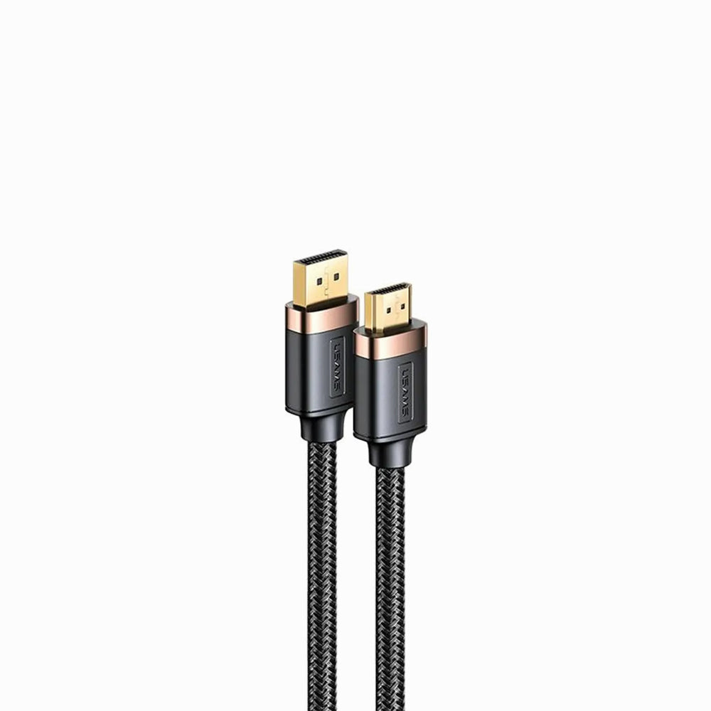 USAMS DisplayPort - HDMI Cable 2m Black