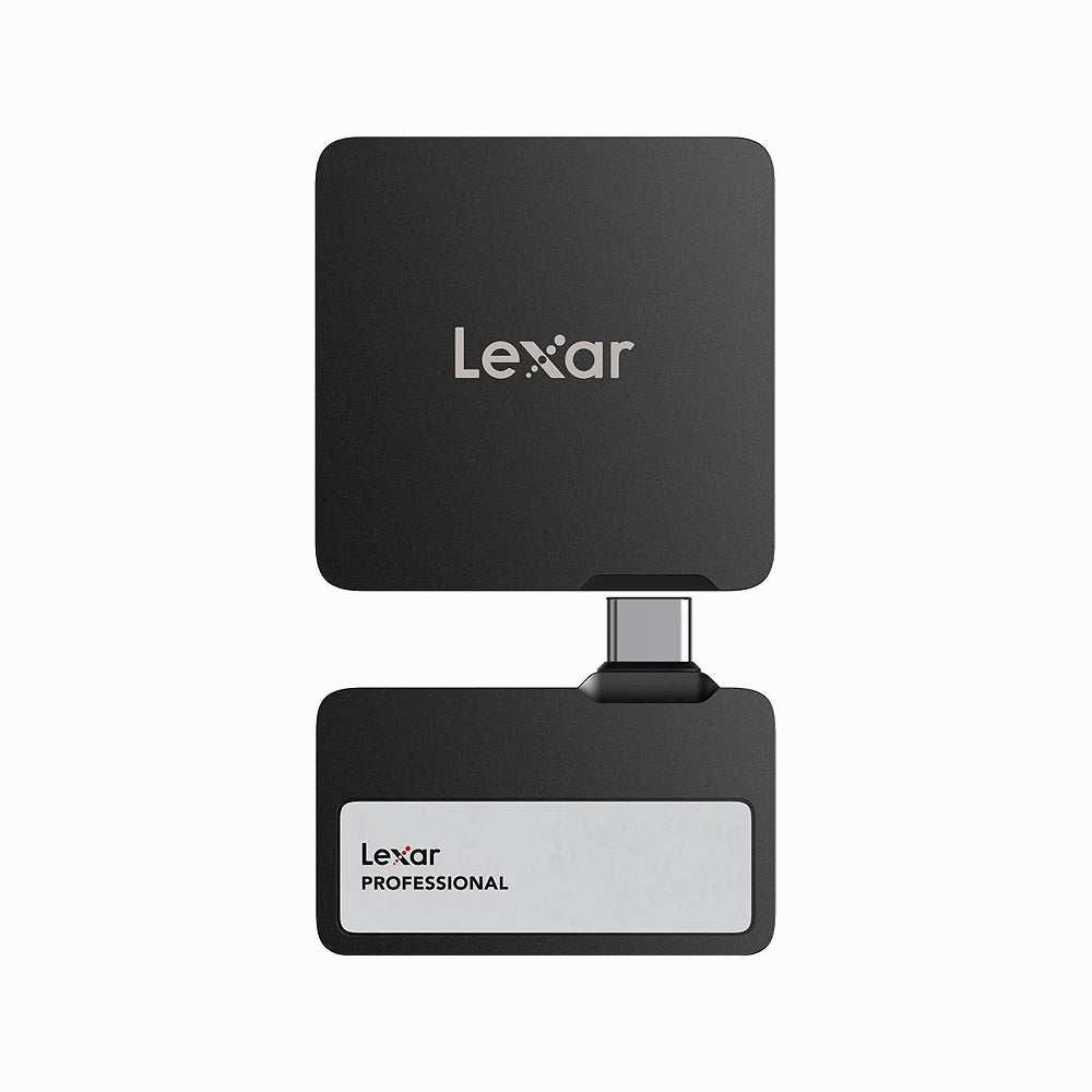 Lexar SSD External Portable Solid Drive LS400 USB-C Pro Go with Hub 1TB