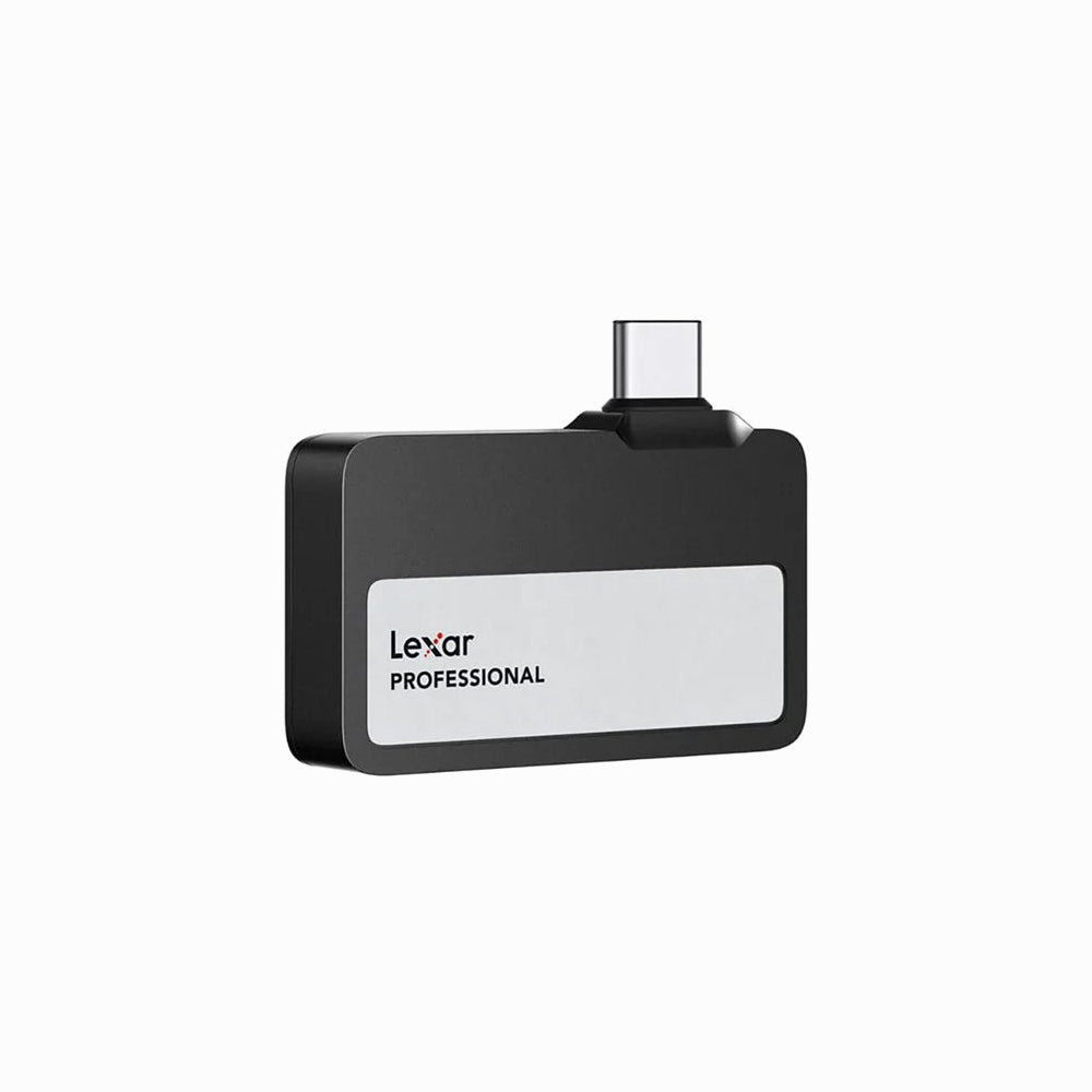 Lexar SSD External Portable Solid Drive LS400 USB-C Pro Go with Hub 1TB
