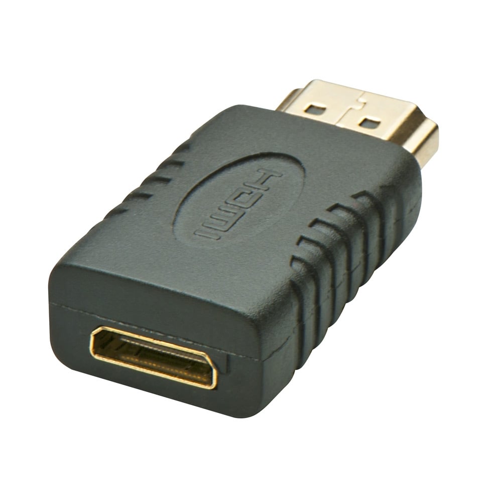 MINI HDMI FEMALE TO HDMI MALE ADAPTER