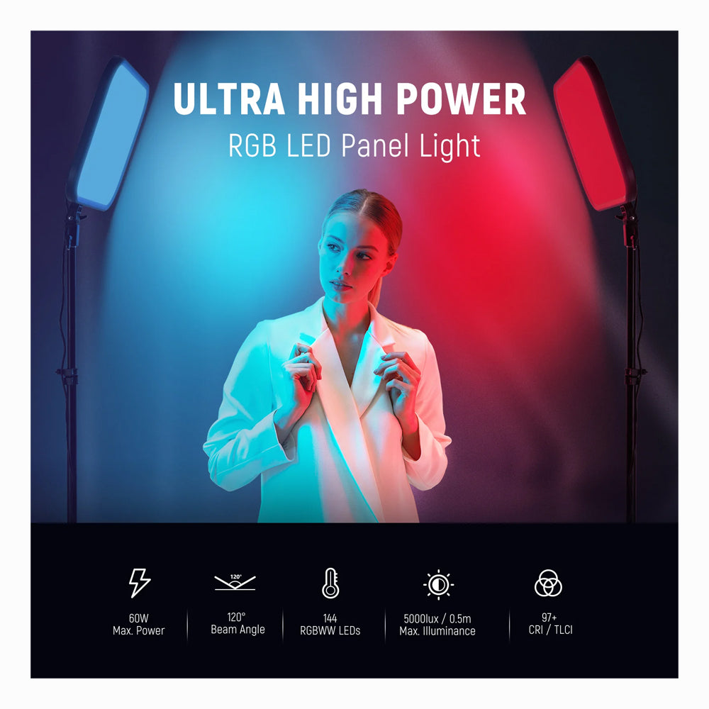 NEEWER RGB168 18.3 Inch LED Panel Video Light