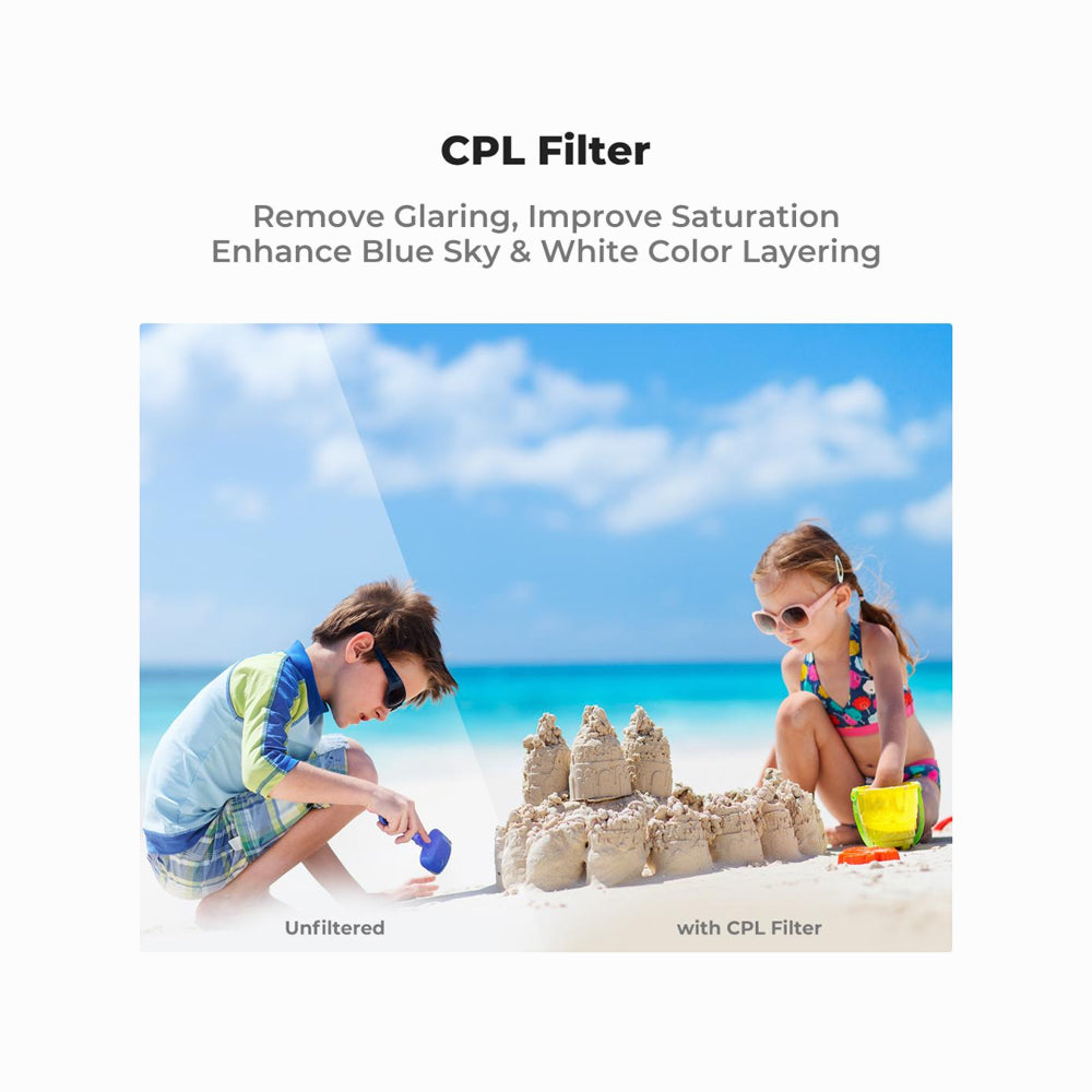 DJI Osmo Pocket 3 Filter Set Magnetic UV + CPL + ND/PL, 6 Pack Magnetic Kit(SKU.2149)