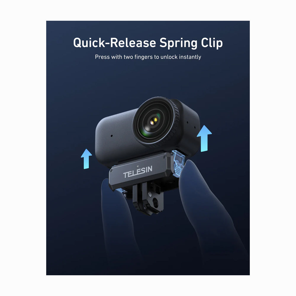 TELESIN Magnetic Quick-Release Charging Adapter Mount (S7-JBK-17-TDJ)