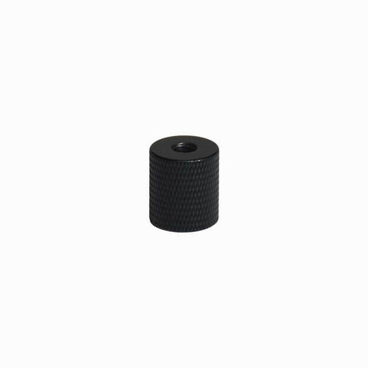Female 1/4" - Female M6 tripod adapter Aluminum Black, Aluminum (CS078)