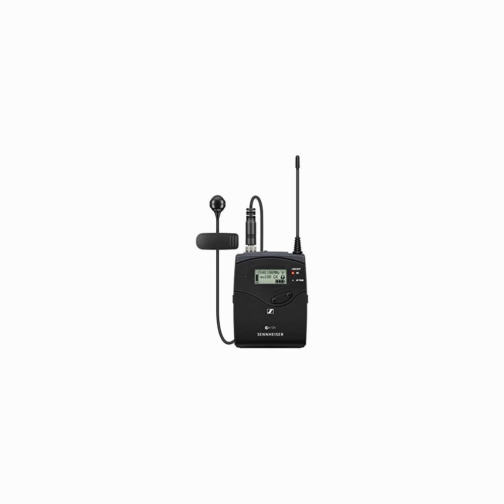 Sennheiser EW 122P G4-B Camera-Mount Wireless Cardioid Lavalier Microphone System