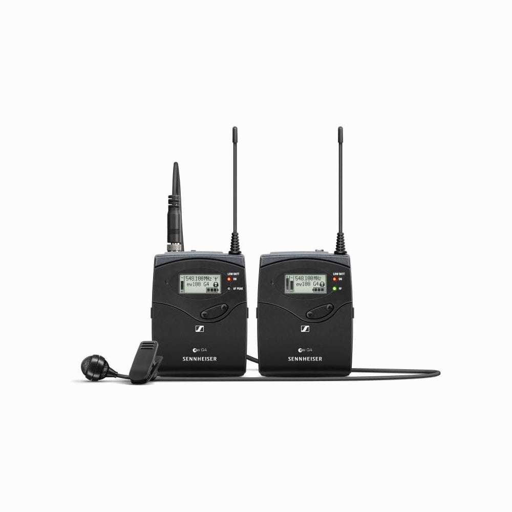 Sennheiser EW 122P G4-B Camera-Mount Wireless Cardioid Lavalier Microphone System