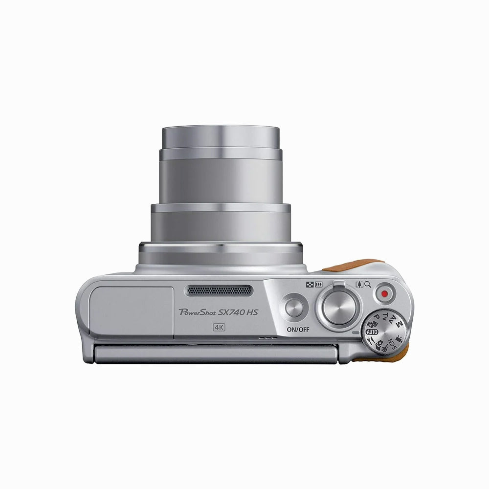 Canon PowerShot SX740 HS Silver 20.3MP 4K Digital Camera 40x Optical Zoom Wi-Fi