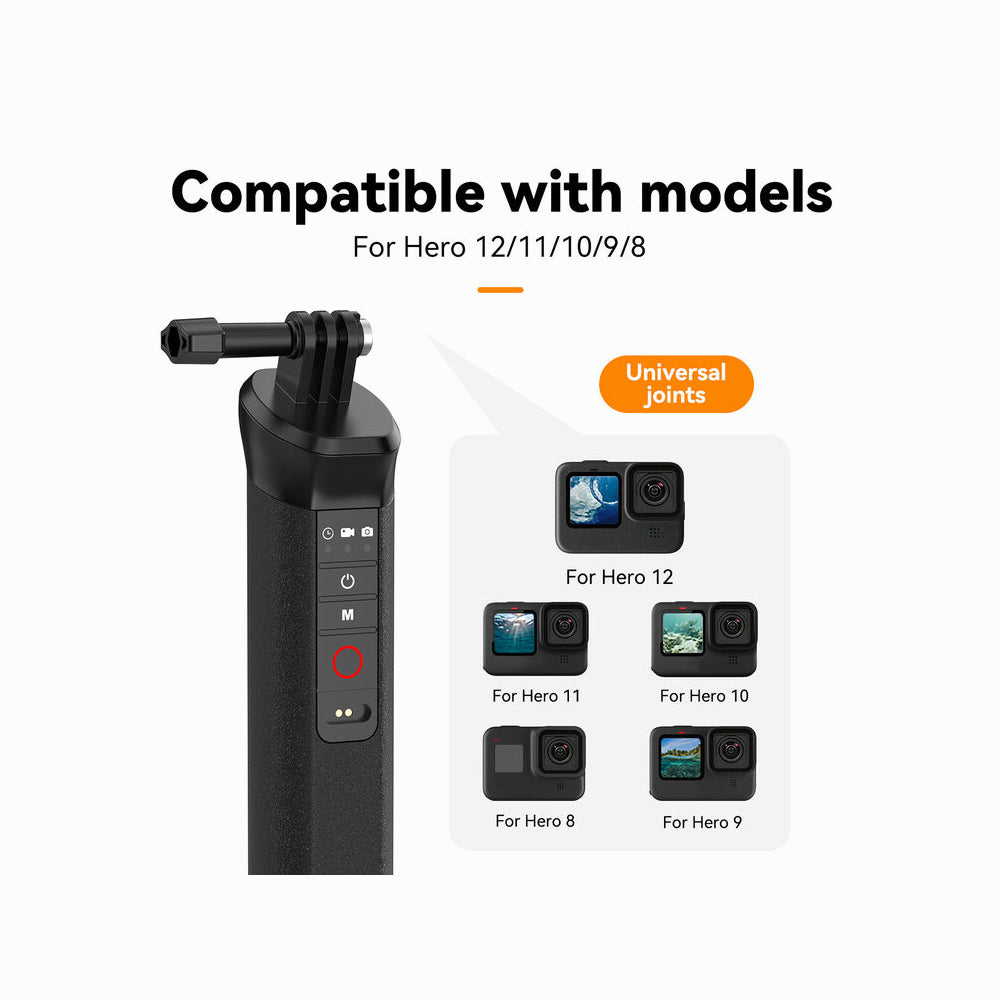 TELESIN FLOATING HAND GRIP WITH Bluetooth Floating Stick (S4-FHG-01-TGP)