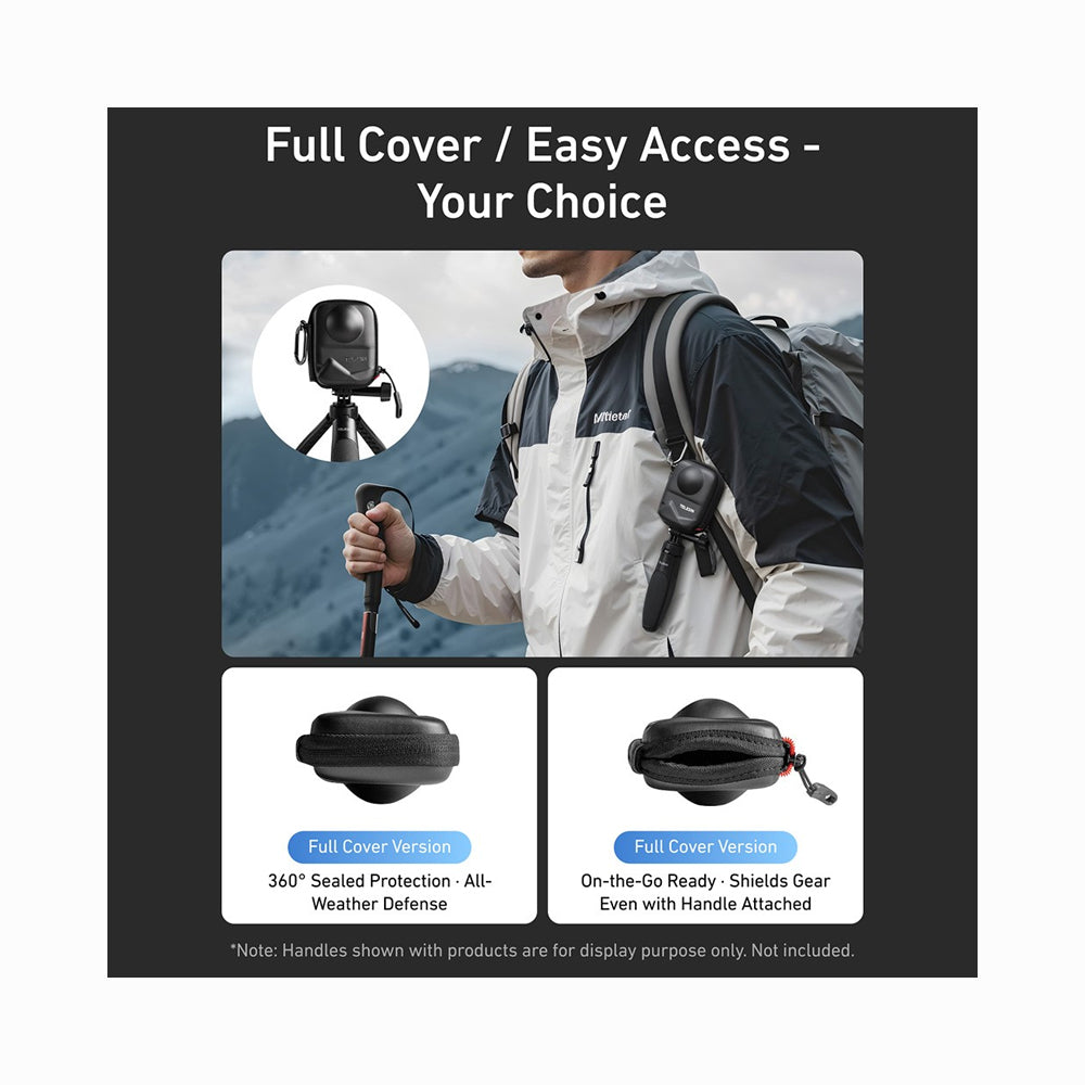 TELESIN S6-PRC-21-TDJ Compatible for DJI Osmo 360 Camera Mini Protective Bag Full Enclosed Carrying Case