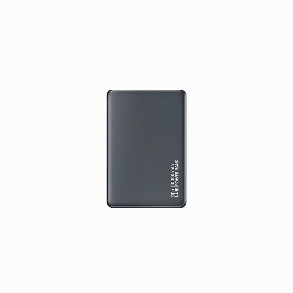 USAMS CD242 PD20W Aluminum Alloy Magnetic Wireless Charging Power Bank 10000mAh -Titanium-