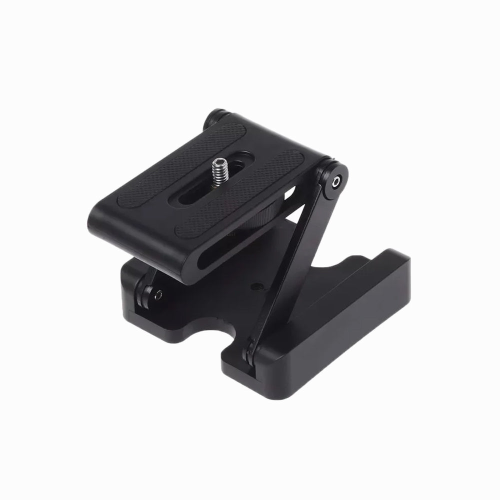 Z-Shaped Foldable Tripod Head Plate w/ 1/4" & 3/8" Screws for DSLR & Mirrorless Cameras