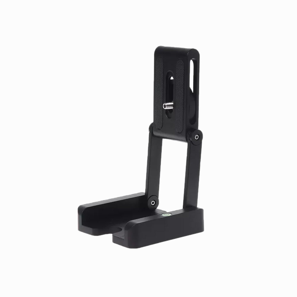 Z-Shaped Foldable Tripod Head Plate w/ 1/4" & 3/8" Screws for DSLR & Mirrorless Cameras