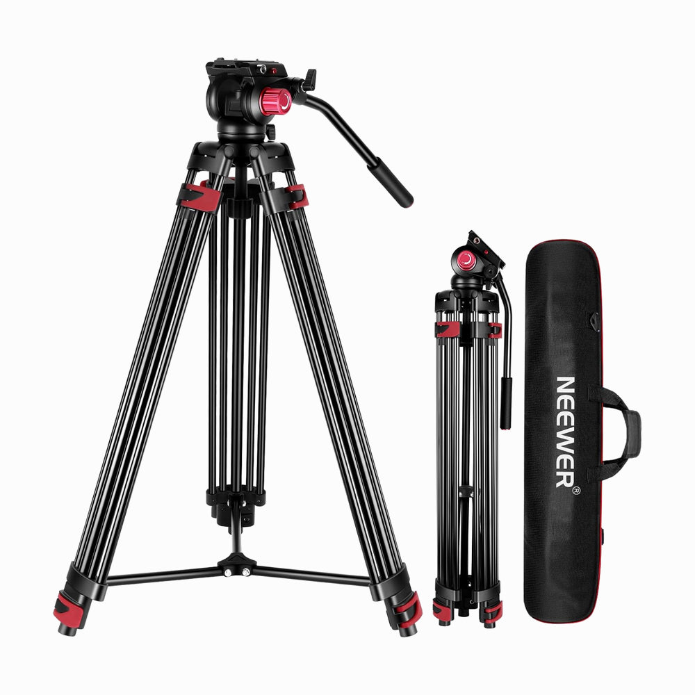 NEEWER TP-M 200CM HEAVY DUTY VIDEO TRIPOD WITH FLUID DRAG HEAD