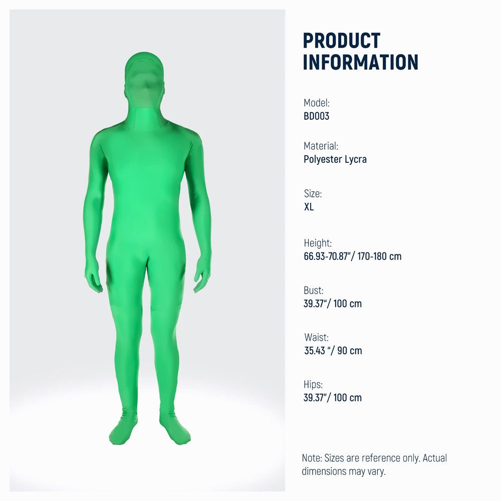 Neewer BD003 Photography Video Chromakey Green Suit XL