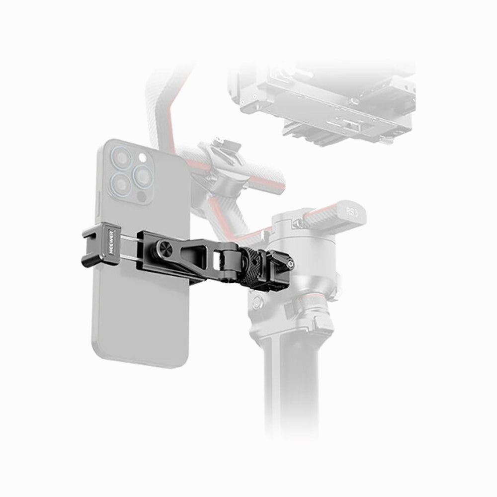 Neewer GA010 Smartphone Mount with NATO Clamp for DJI RS 3, RS 3 Pro, RS 2 & RSC 2