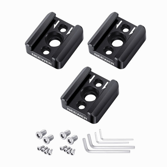 NEEWER ST26 COLD SHOE MOUNT ADAPTER BRACKET (3PCS)