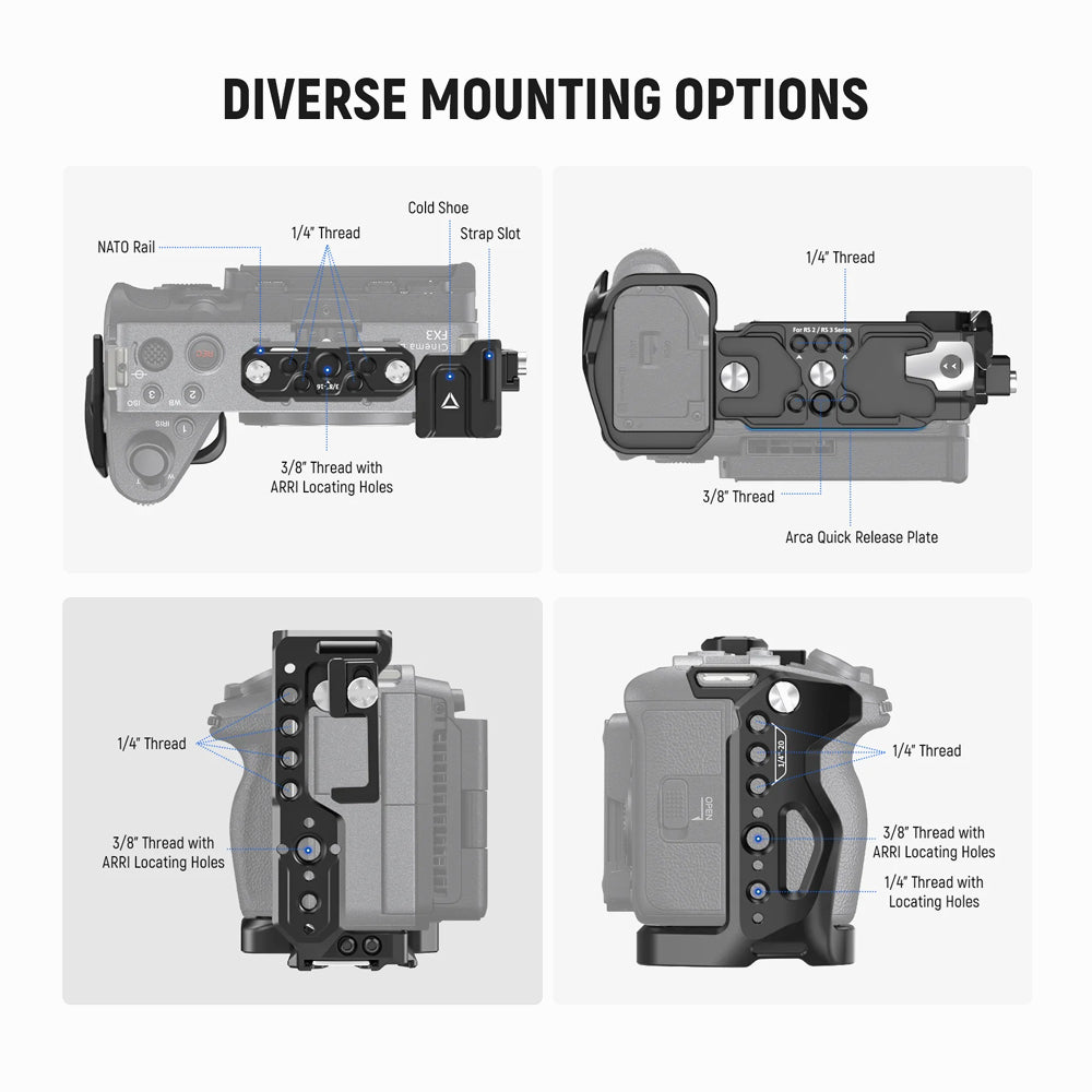 Neewer Camera Cage for Sony FX3 & FX30-CA011