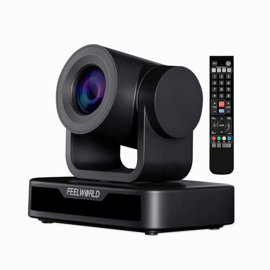 FEELWORLD USB10X Video Conference USB PTZ Camera 10X Optical Zoom Full HD 1080p for Live Streaming