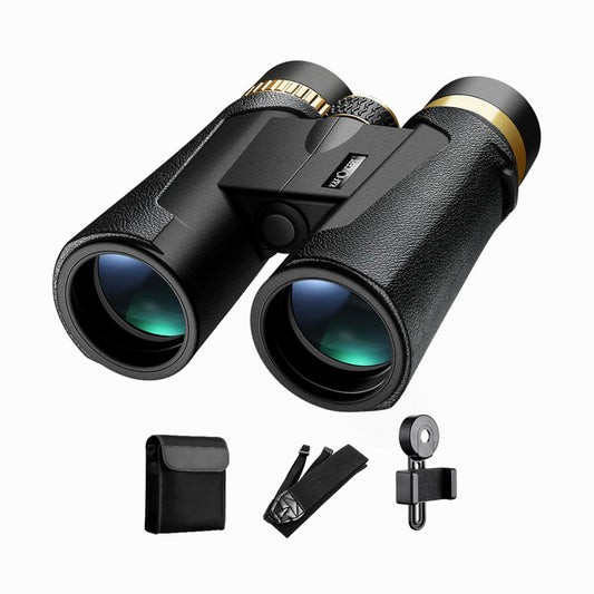 K&F Concept 12x42 HY1242 Waterproof BAK4 Roof Prism Binocular with 5.8 Degree Field of View (KF33.011)